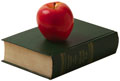apple on book