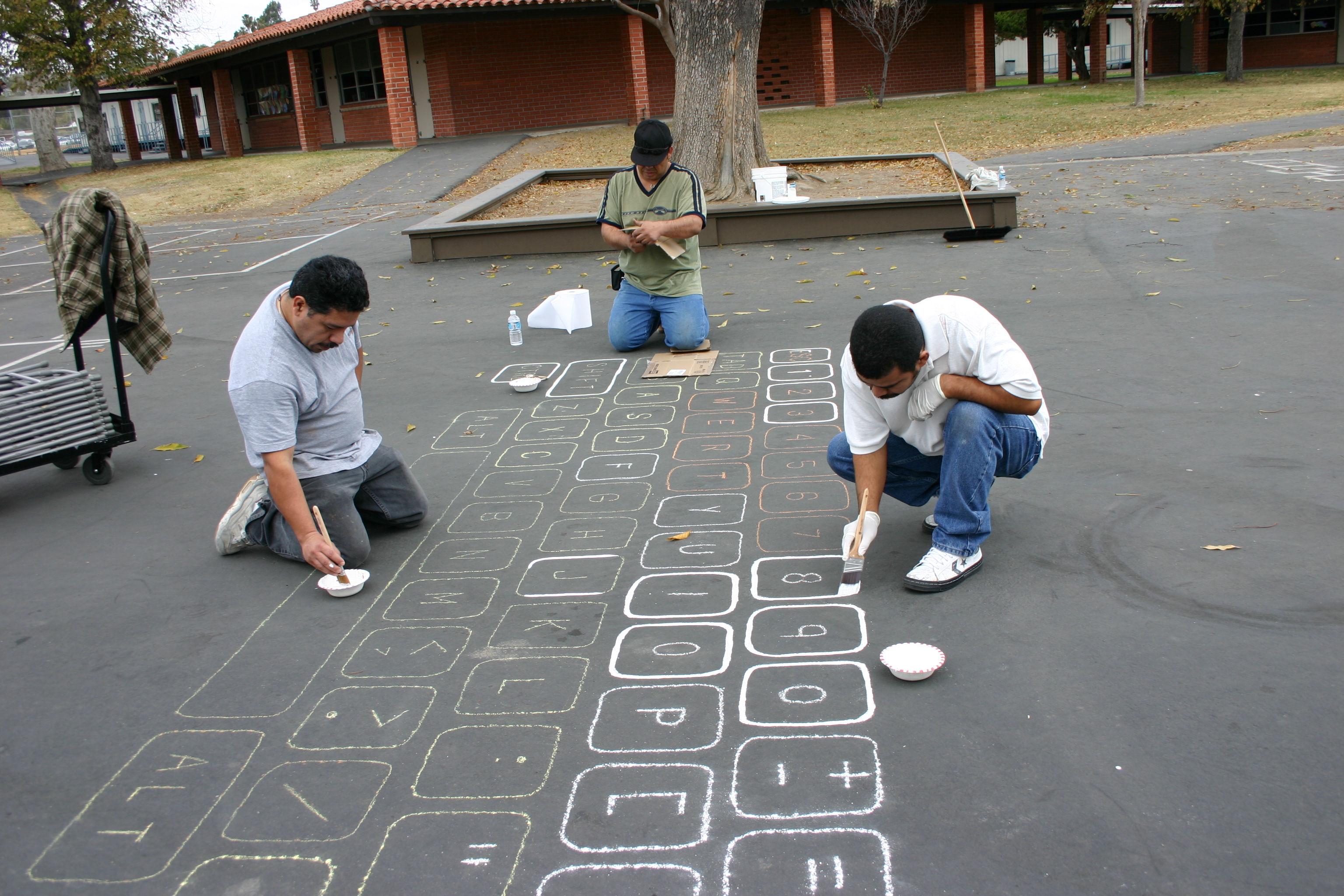 Staff Painting numbers